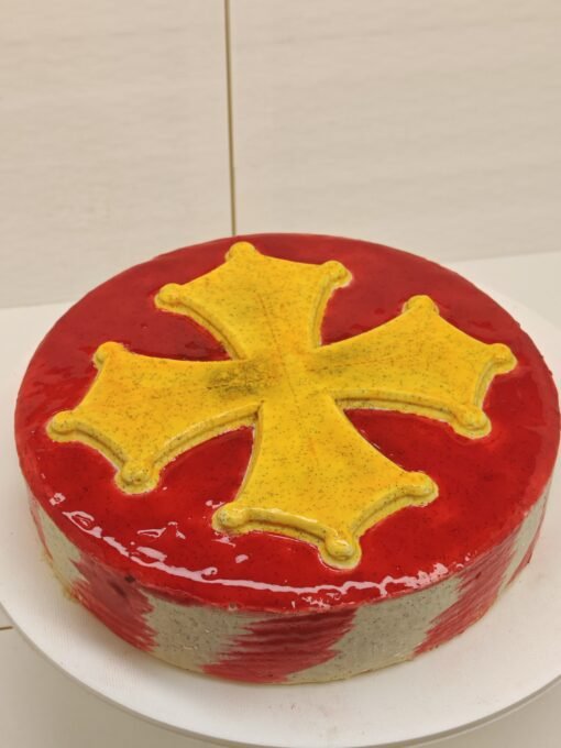 Tapis croix occitane en cercle – Image 6