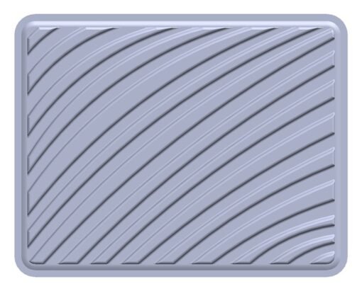 Tapis zébré rectangulaire